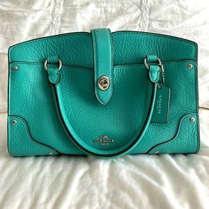Coach Unique TEAL purse